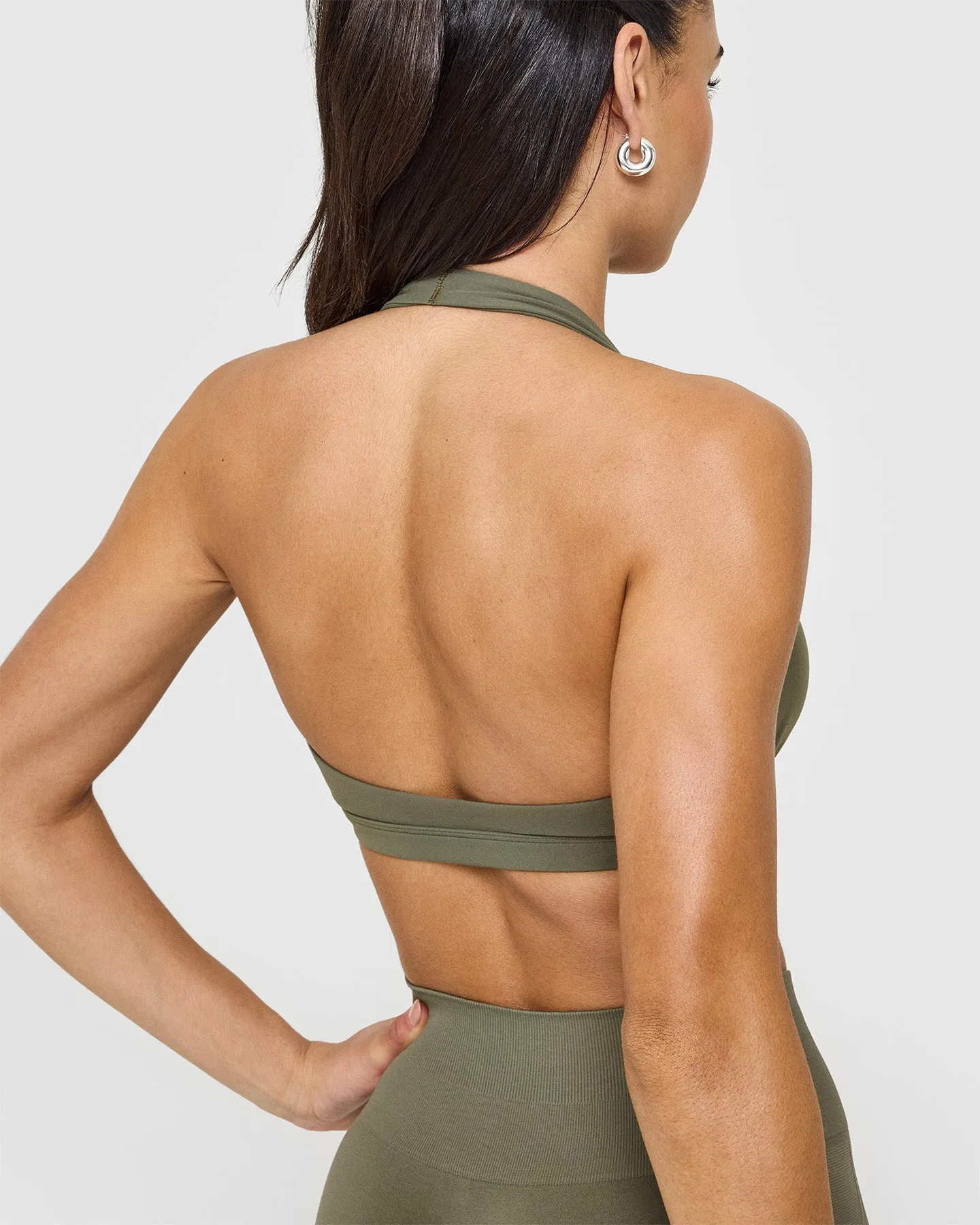 EasyLift™ Halter Bralette | Alpine Green sold by Oner Active product image thumbnail 5