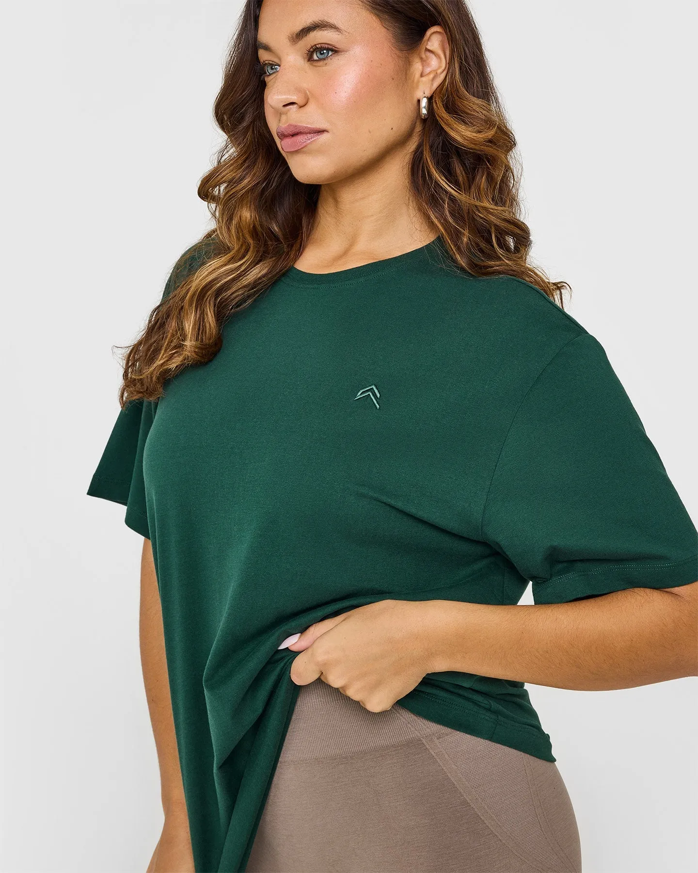 Classic Oversized Lightweight T-Shirt | Racing Green sold by Oner Active product image thumbnail 4