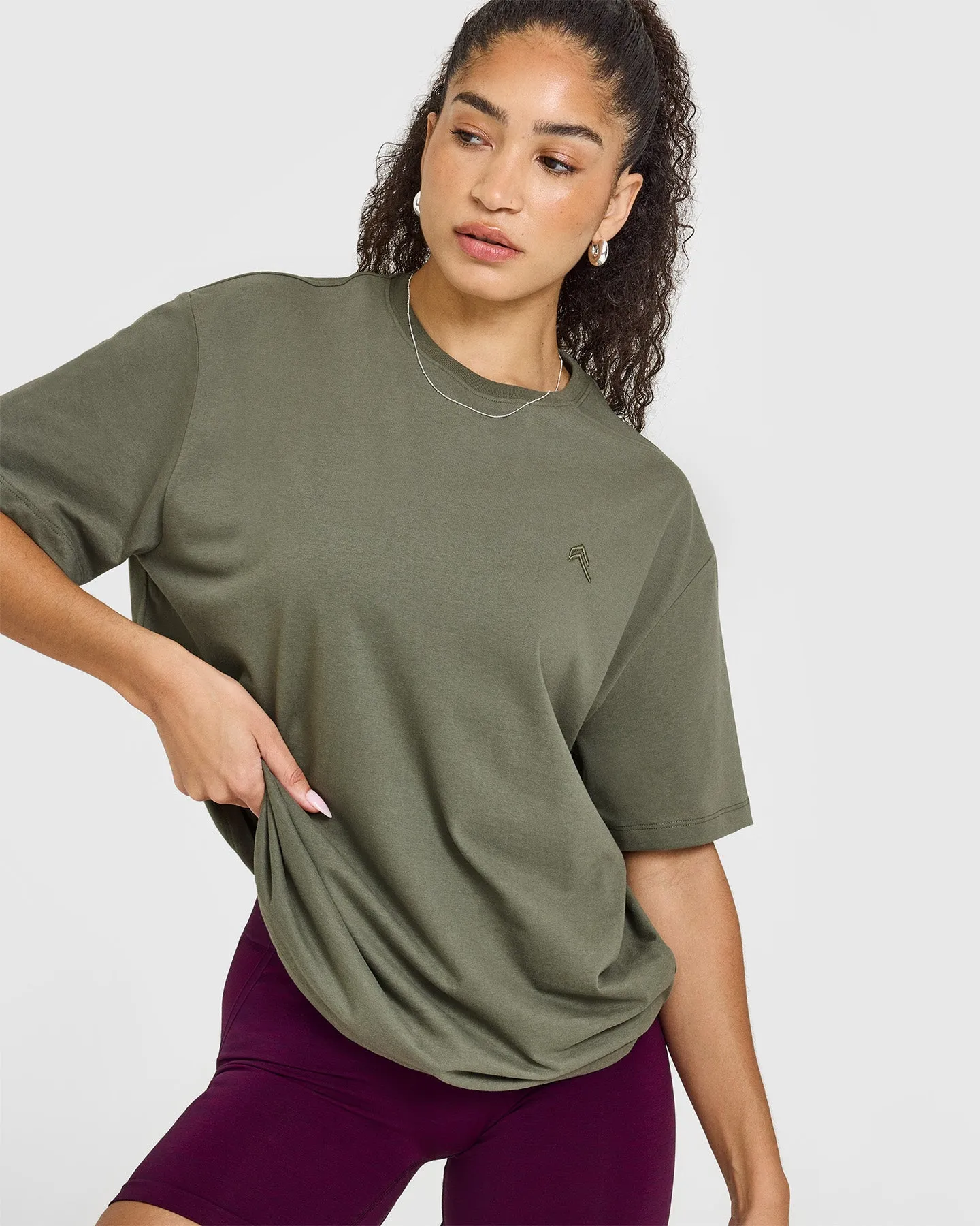 Classic Oversized Lightweight T-Shirt | Alpine Green sold by Oner Active product image thumbnail 4