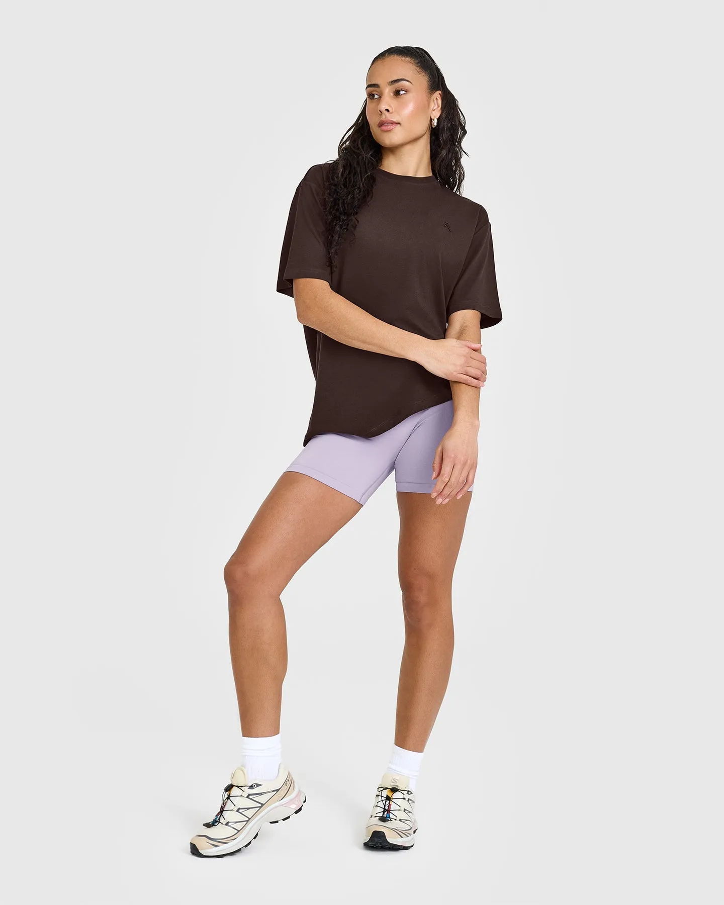 Classic Oversized Lightweight T-Shirt | 70% Cocoa sold by Oner Active product image thumbnail 3