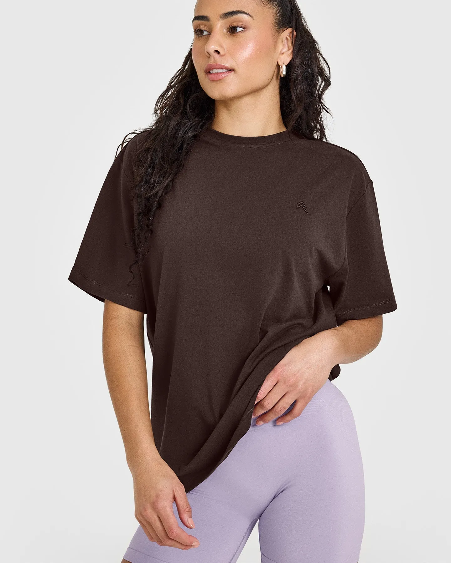 Classic Oversized Lightweight T-Shirt | 70% Cocoa sold by Oner Active product image thumbnail 4