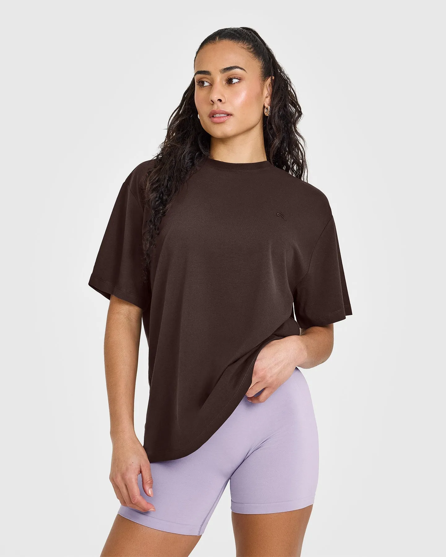 Classic Oversized Lightweight T-Shirt | 70% Cocoa sold by Oner Active