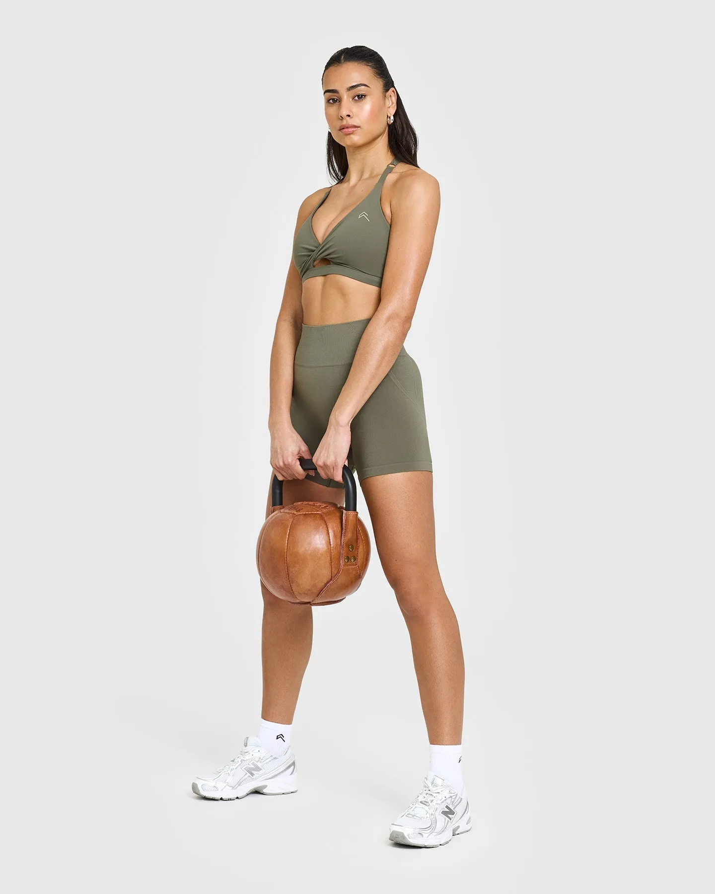 Unified Twist Sports Bra | Alpine Green sold by Oner Active product image thumbnail 3