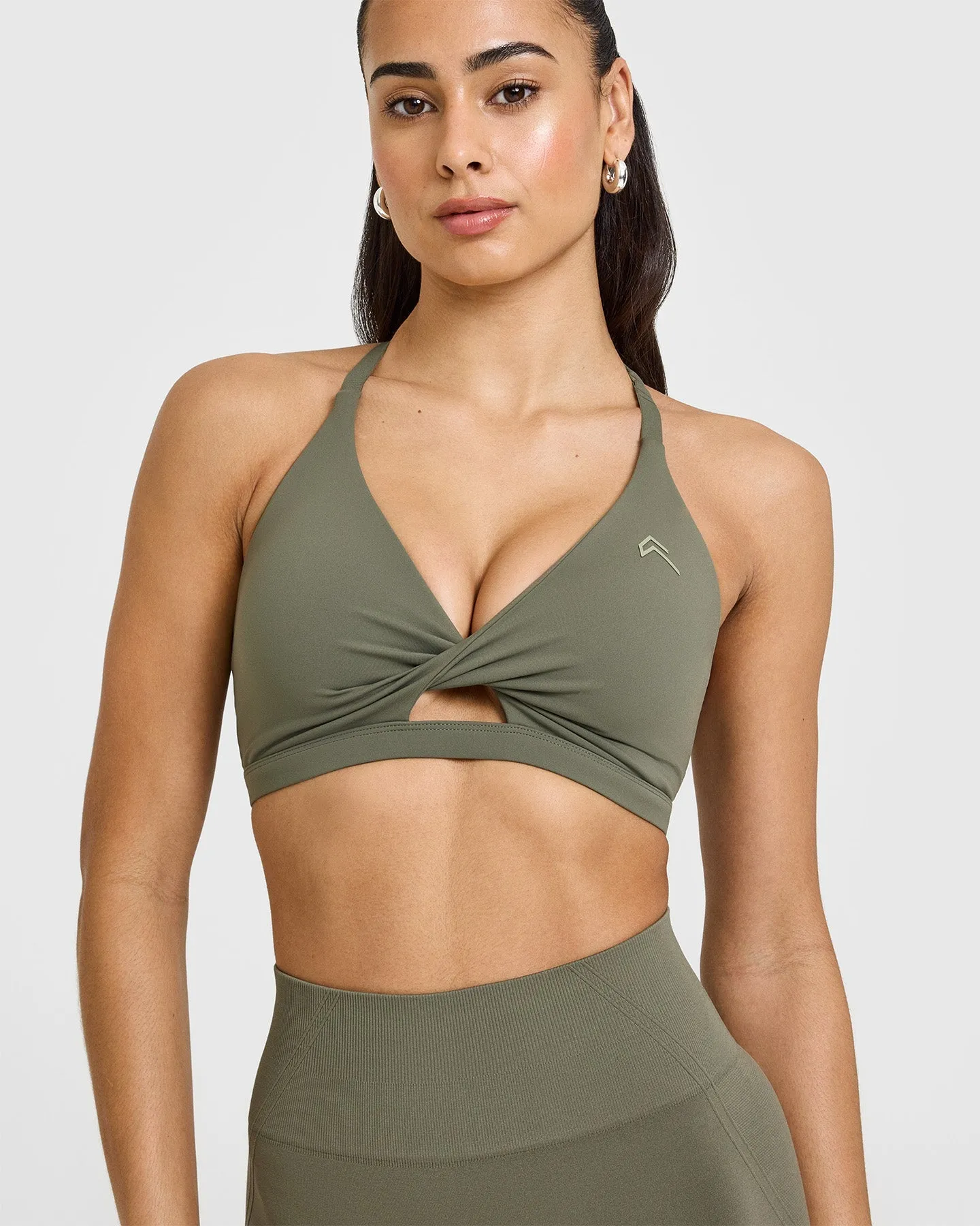Unified Twist Sports Bra | Alpine Green sold by Oner Active product image thumbnail 4