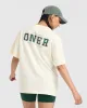 Classic Oversized Lightweight T-Shirt with Printed Logo | Off White sold by Oner Active