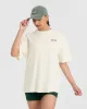 Classic Oversized Lightweight T-Shirt with Printed Logo | Off White sold by Oner Active