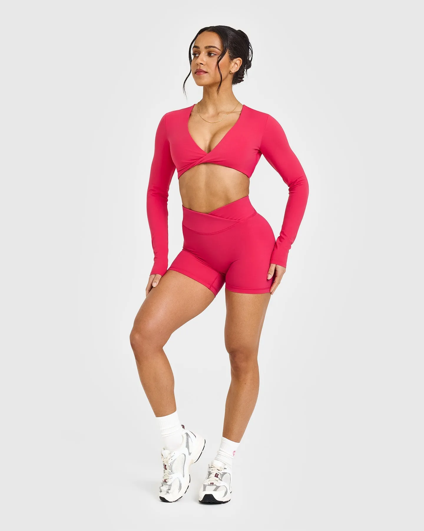 Unified Wrap Shorts 6" | Berry Bloom sold by Oner Active product image thumbnail 3