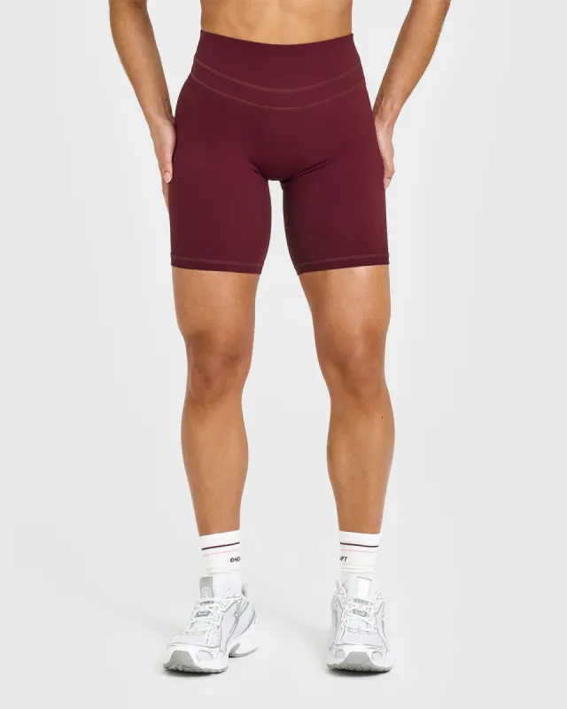 Unified Cycling Shorts 8" | Rosewood sold by Oner Active