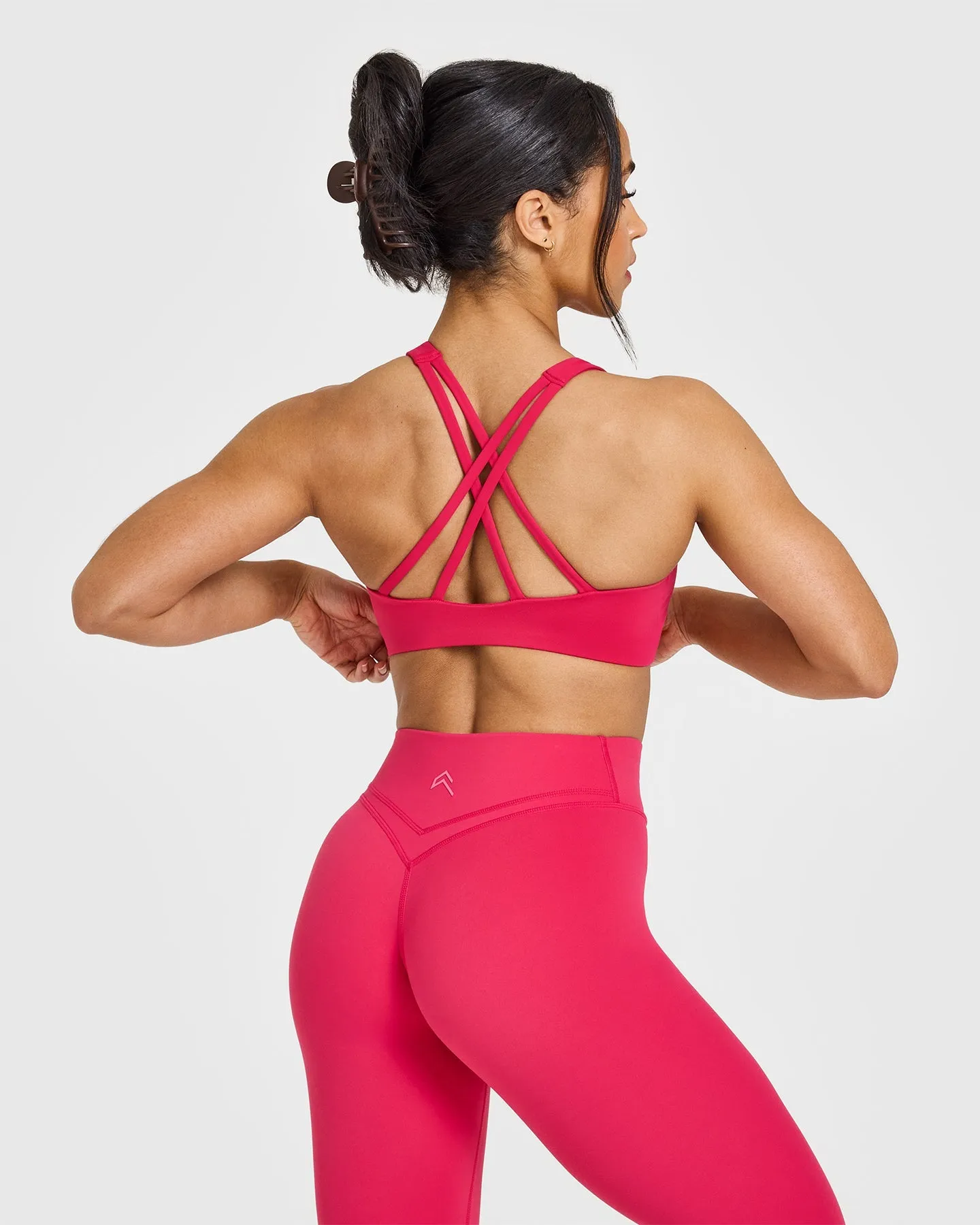 EasyLift™ High Neck Sports Bra | Berry Bloom sold by Oner Active product image thumbnail 2