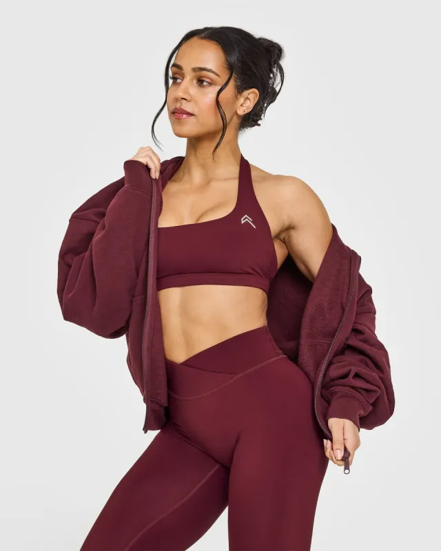EasyLift Halter Bralette | Rosewood sold by Oner Active