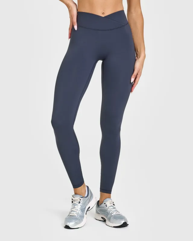 Unified Wrap Leggings | True Blue sold by Oner Active