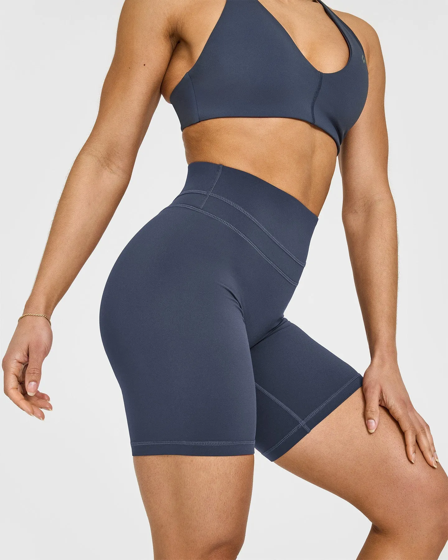 Unified Cycling Shorts 8" | True Blue sold by Oner Active product image thumbnail 4