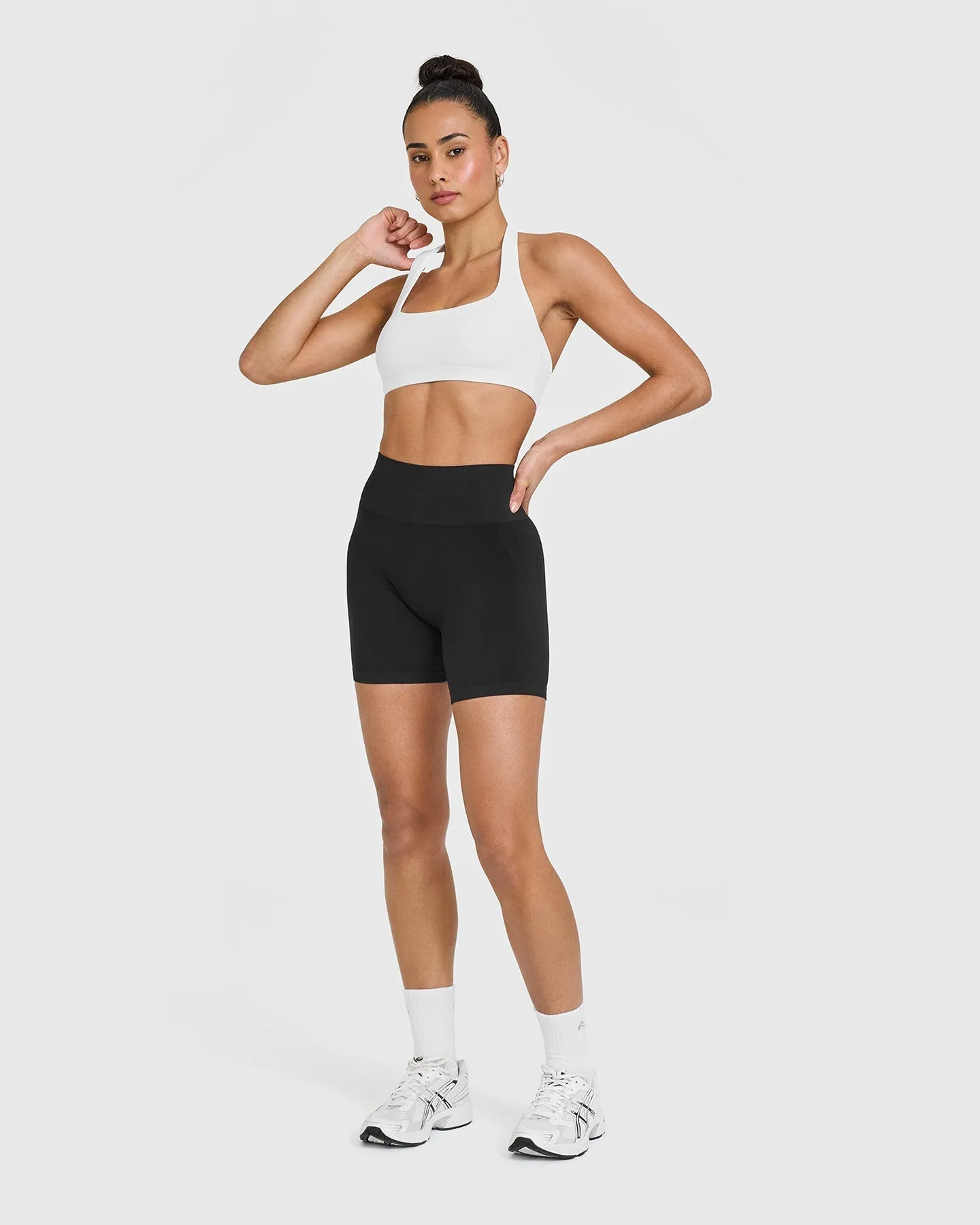 EasyLift™ Halter Bralette | White sold by Oner Active product image thumbnail 3