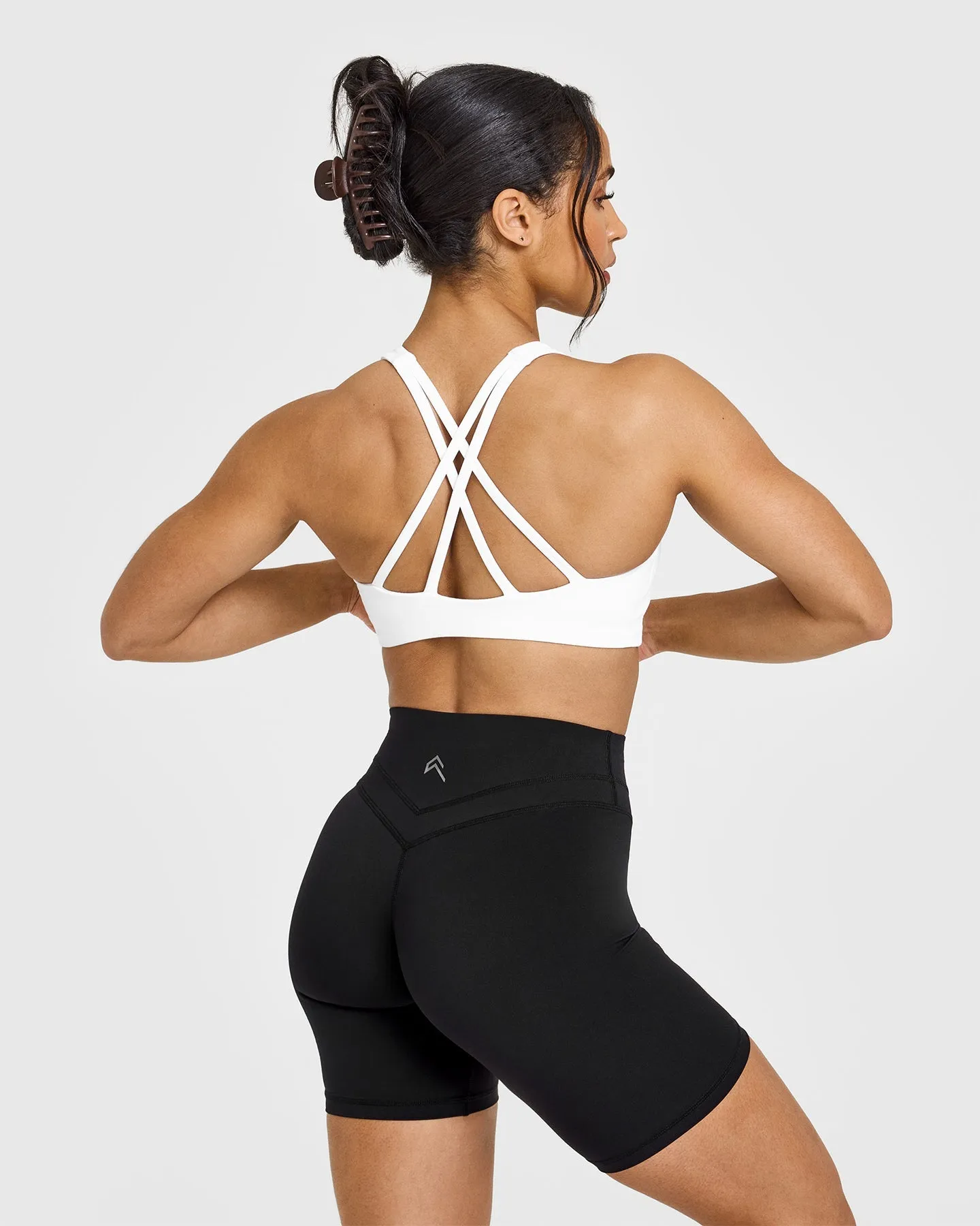 EasyLift™ High Neck Sports Bra | White sold by Oner Active product image thumbnail 2