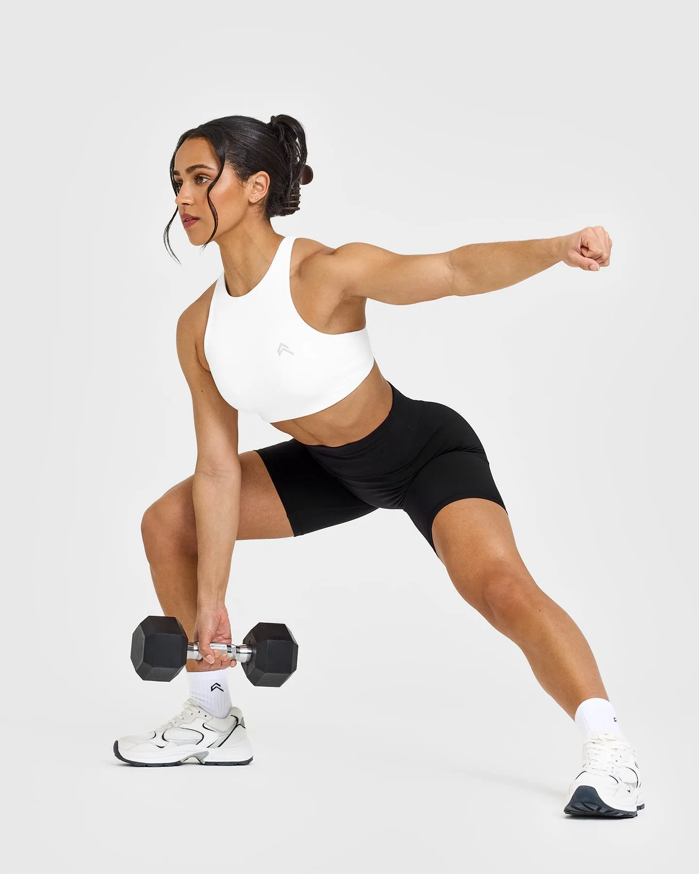 EasyLift™ High Neck Sports Bra | White sold by Oner Active product image thumbnail 3