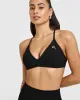 EasyLift™ Ultra Minimal V Neck Bralette | Black sold by Oner Active