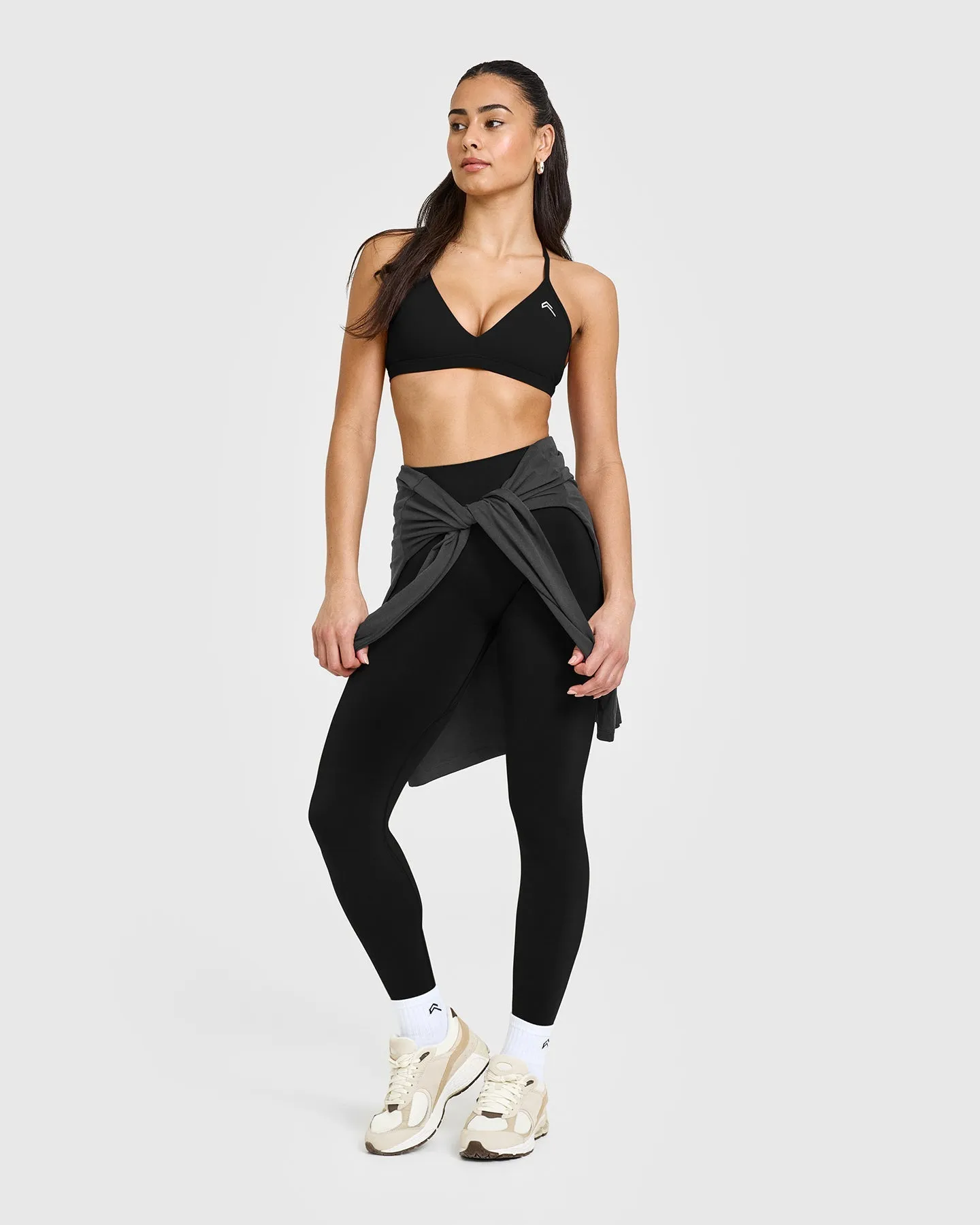 EasyLift™ Ultra Minimal V Neck Bralette | Black sold by Oner Active product image thumbnail 3