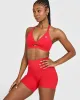 Unified Twist Sports Bra | Muscle Mommy Red sold by Oner Active