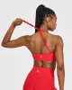 Unified Twist Sports Bra | Muscle Mommy Red sold by Oner Active