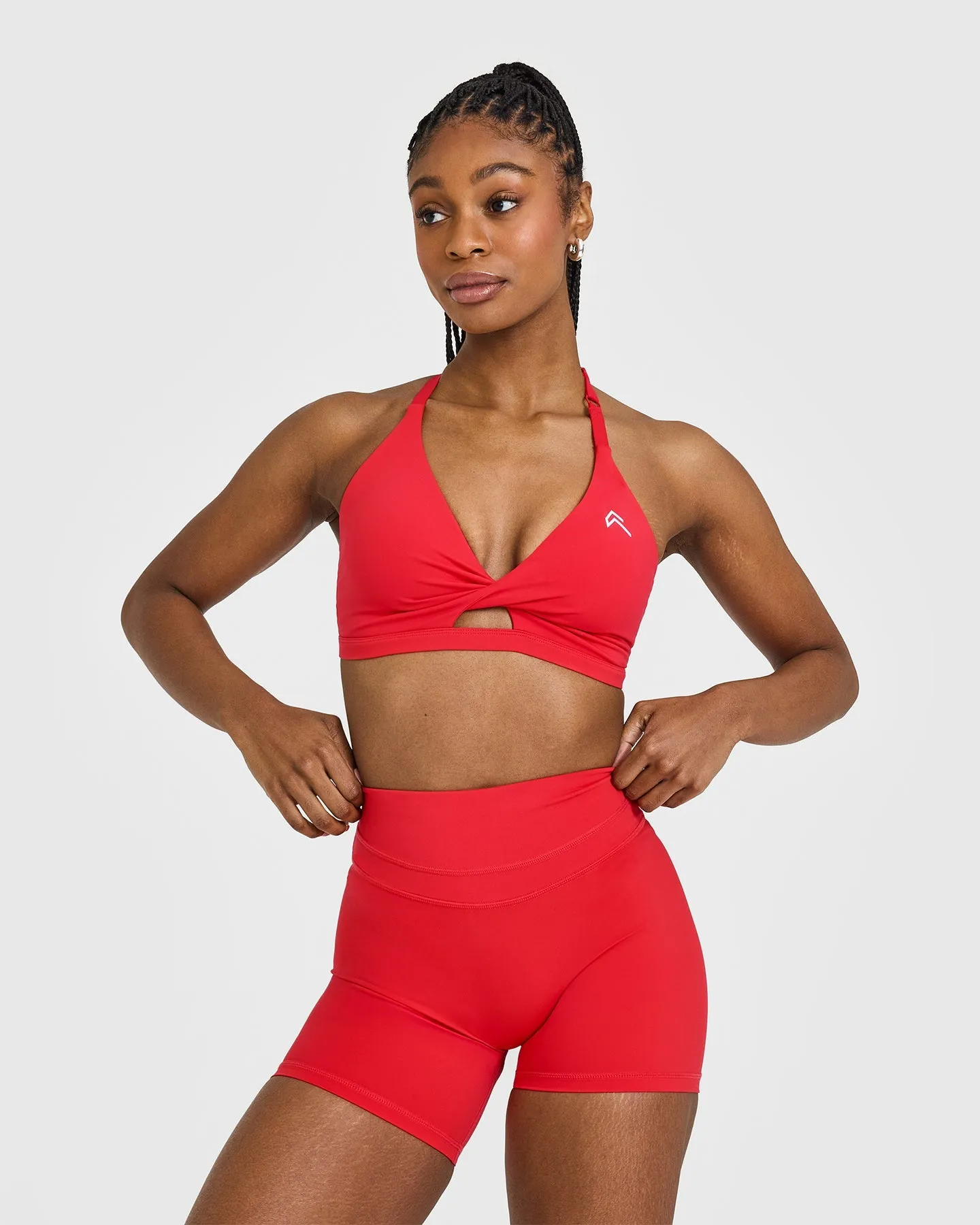 Unified Twist Sports Bra | Muscle Mommy Red sold by Oner Active