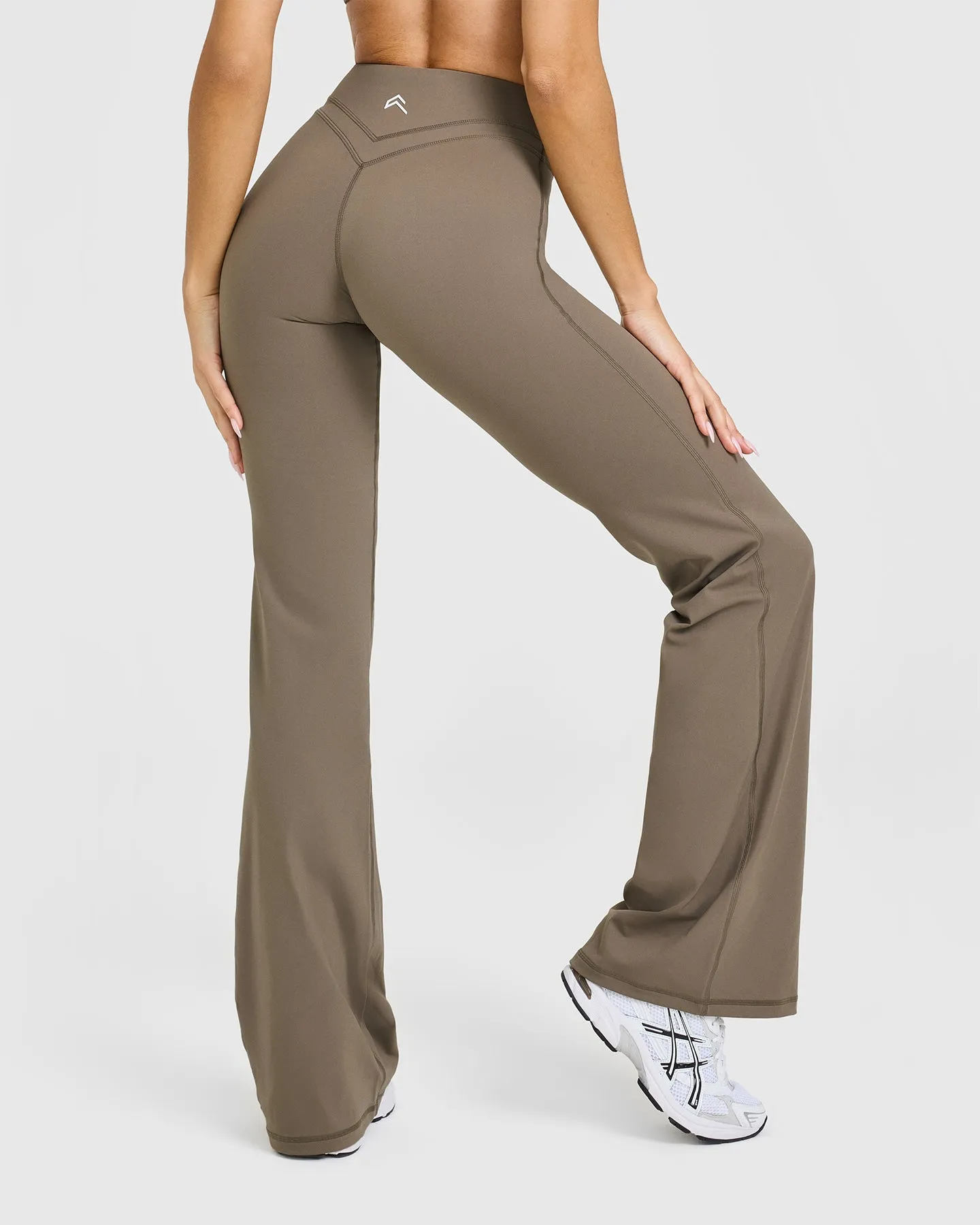 Unified Wrap Flared Bottoms | Moss Brown sold by Oner Active product image thumbnail 2