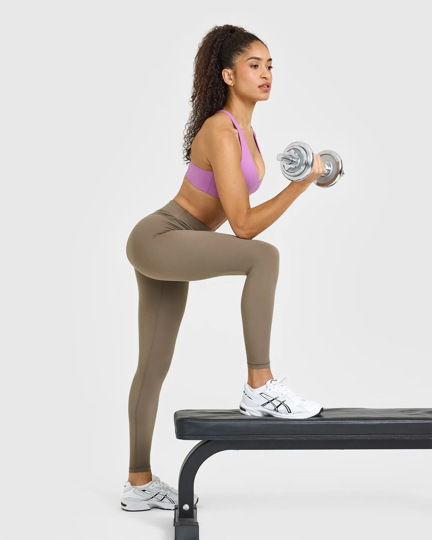 Unified High Waisted Leggings | Moss Brown sold by Oner Active product image thumbnail 3