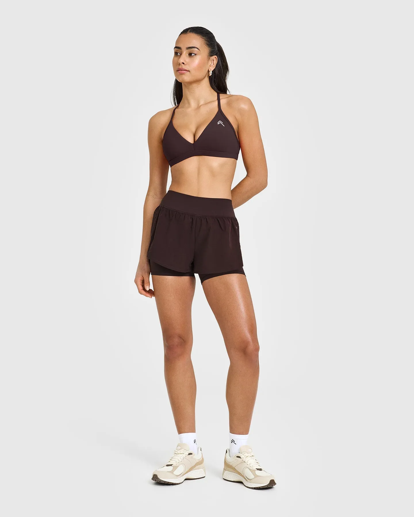 Unified Double Layer Shorts 5" | Plum Brown sold by Oner Active product image thumbnail 3