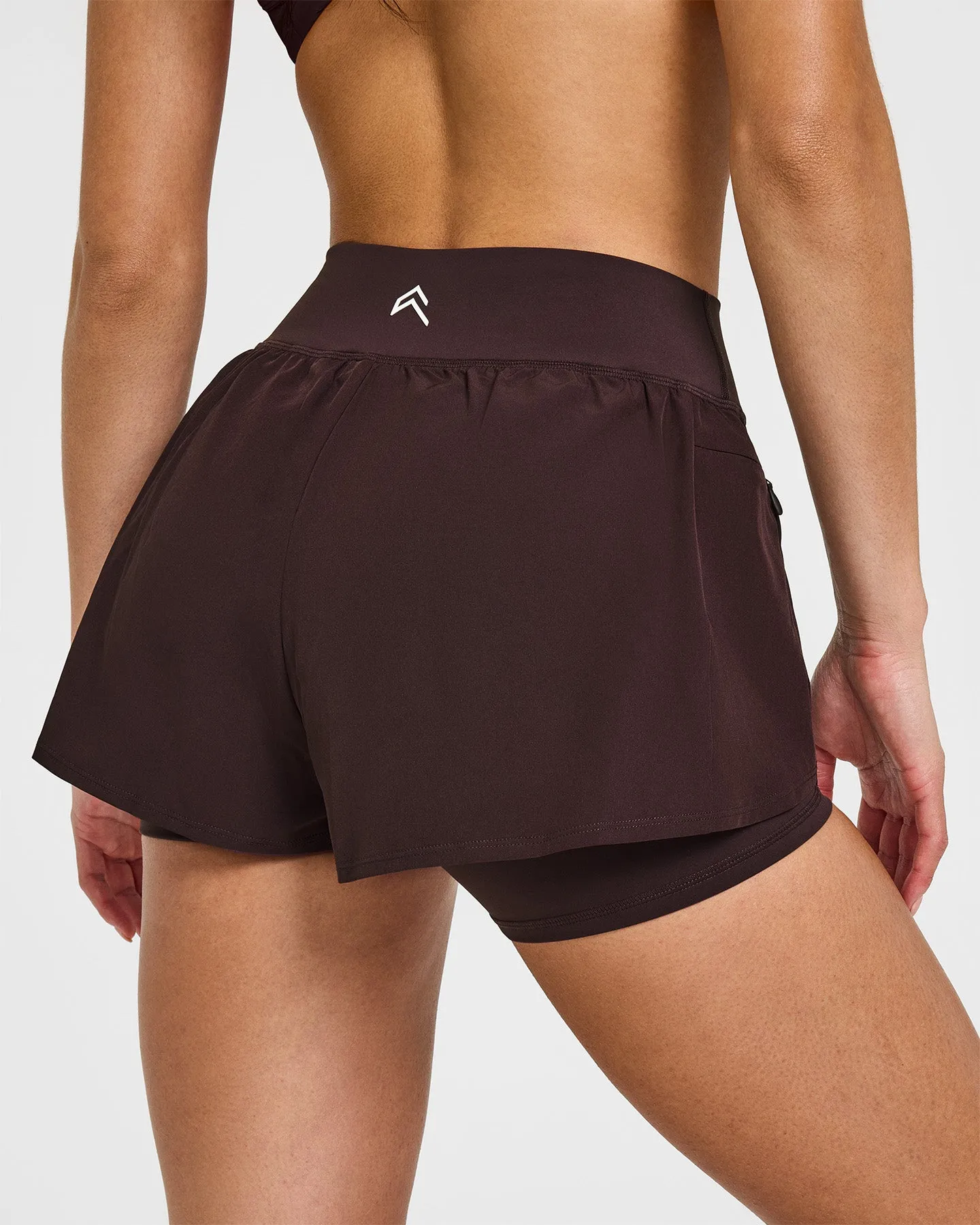 Unified Double Layer Shorts 5" | Plum Brown sold by Oner Active product image thumbnail 5