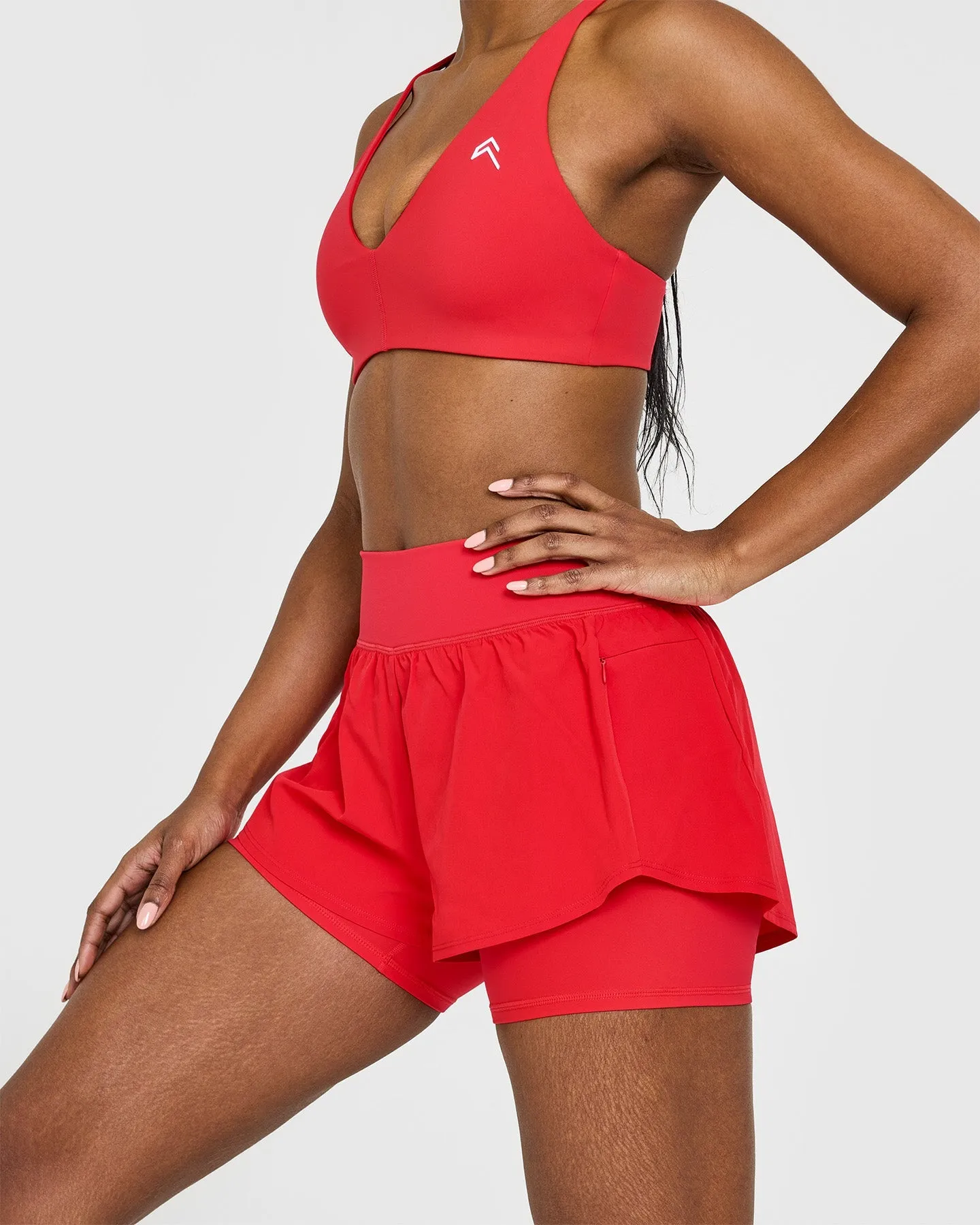 Unified Double Layer Shorts 5" | Muscle Mommy Red sold by Oner Active product image thumbnail 4