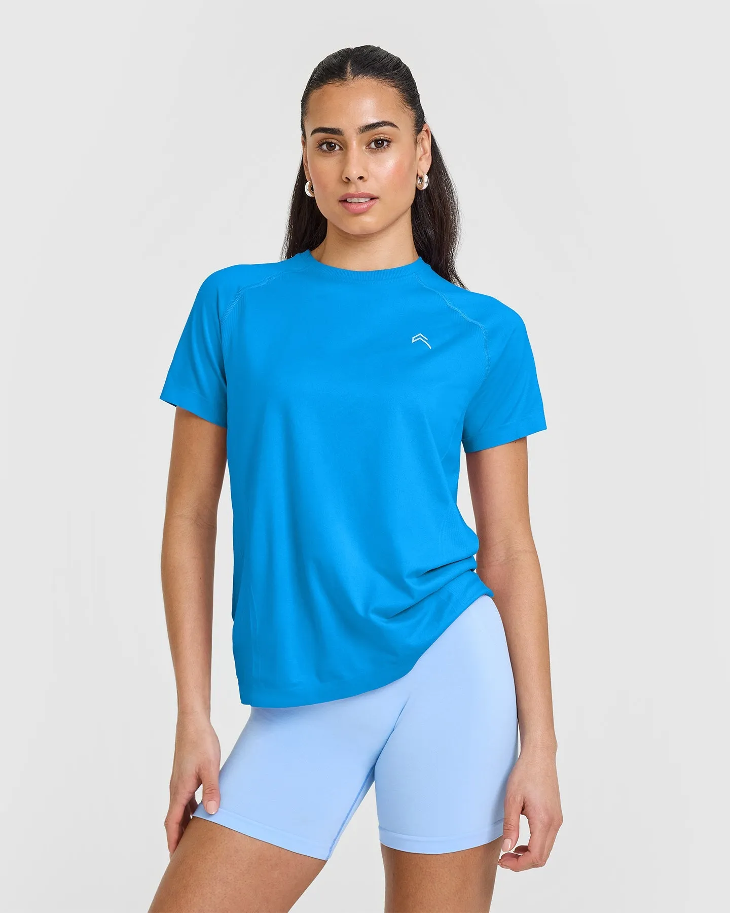 Go To Seamless Loose Top | Tropical Blue sold by Oner Active