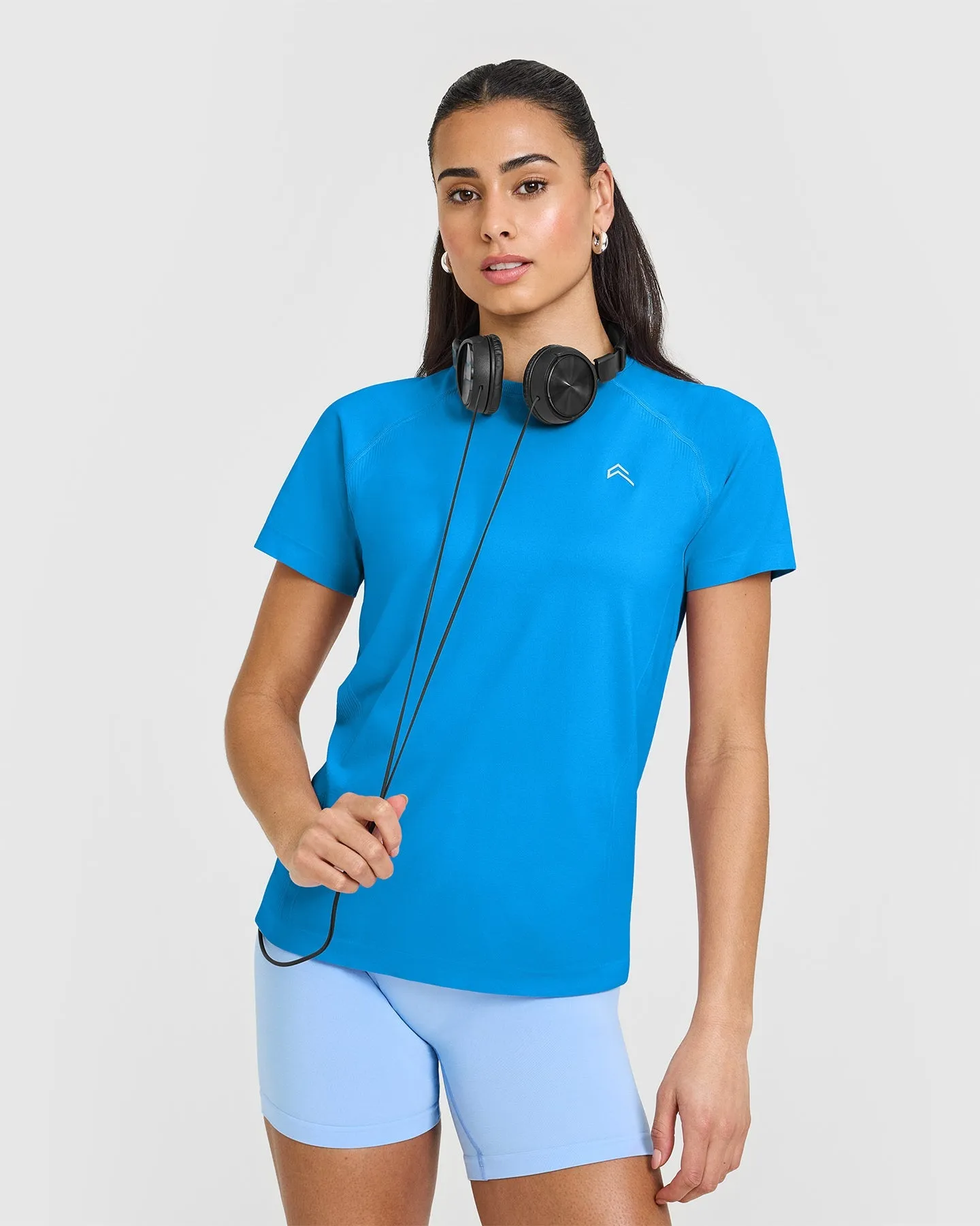 Go To Seamless Loose Top | Tropical Blue sold by Oner Active product image thumbnail 5