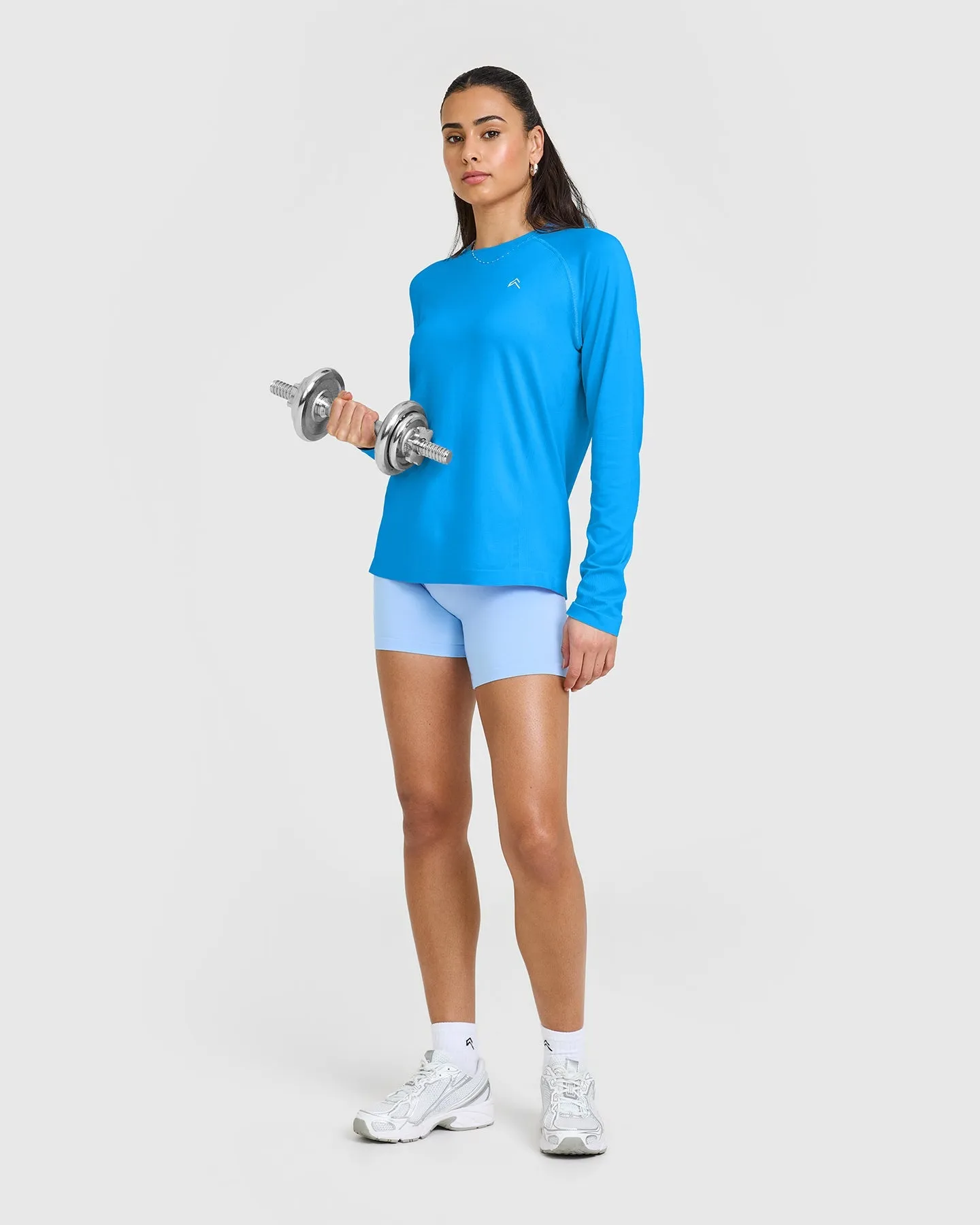 Go To Seamless Loose Long Sleeve Top | Tropical Blue sold by Oner Active product image thumbnail 2