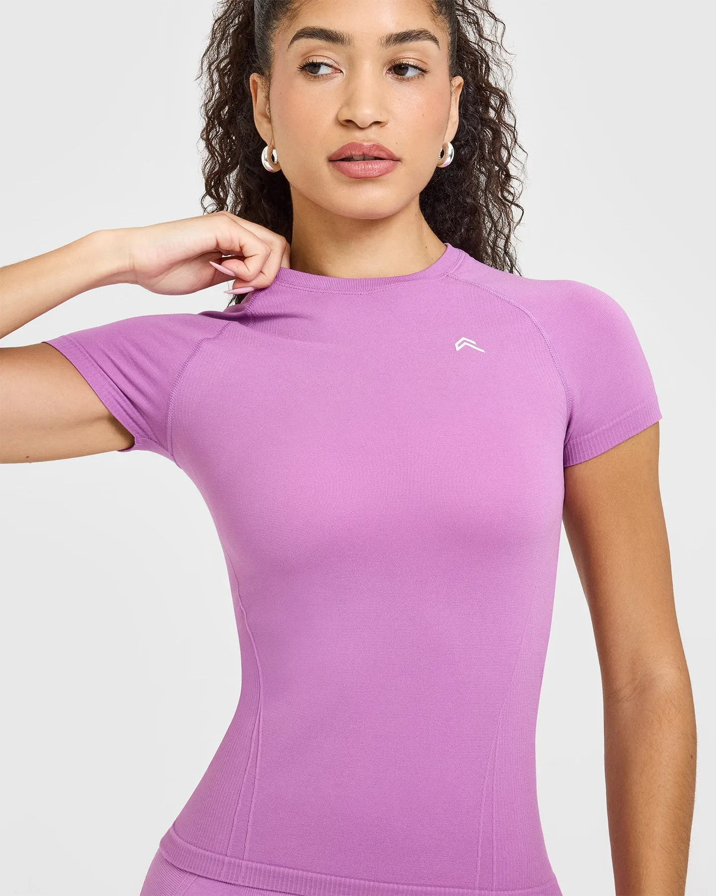 Go To Seamless Fitted Top | Orchid Purple sold by Oner Active product image thumbnail 5