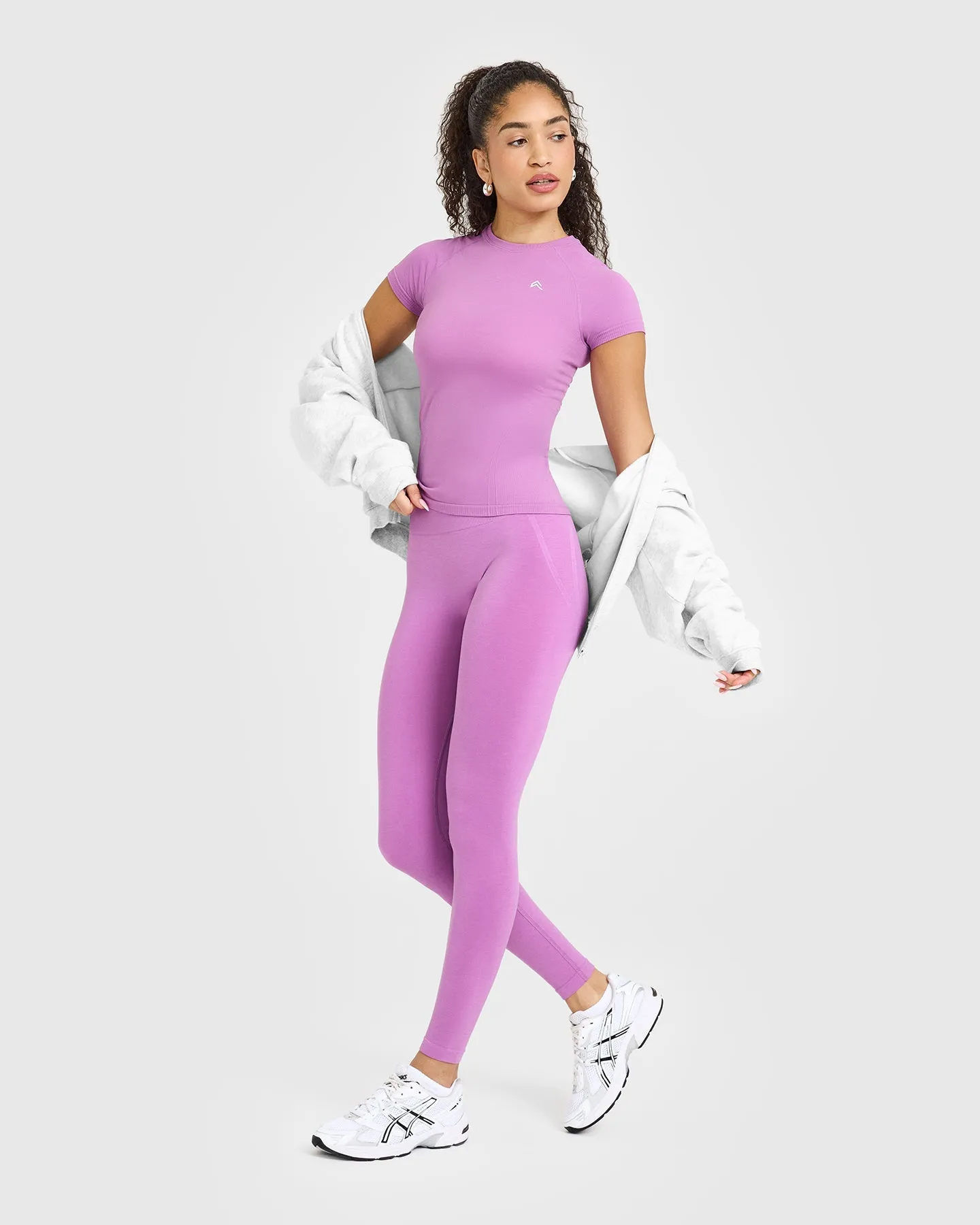 Go To Seamless Fitted Top | Orchid Purple sold by Oner Active product image thumbnail 2