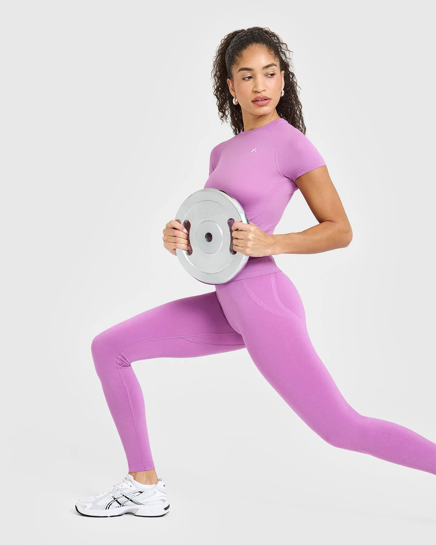 Go To Seamless Fitted Top | Orchid Purple sold by Oner Active product image thumbnail 3