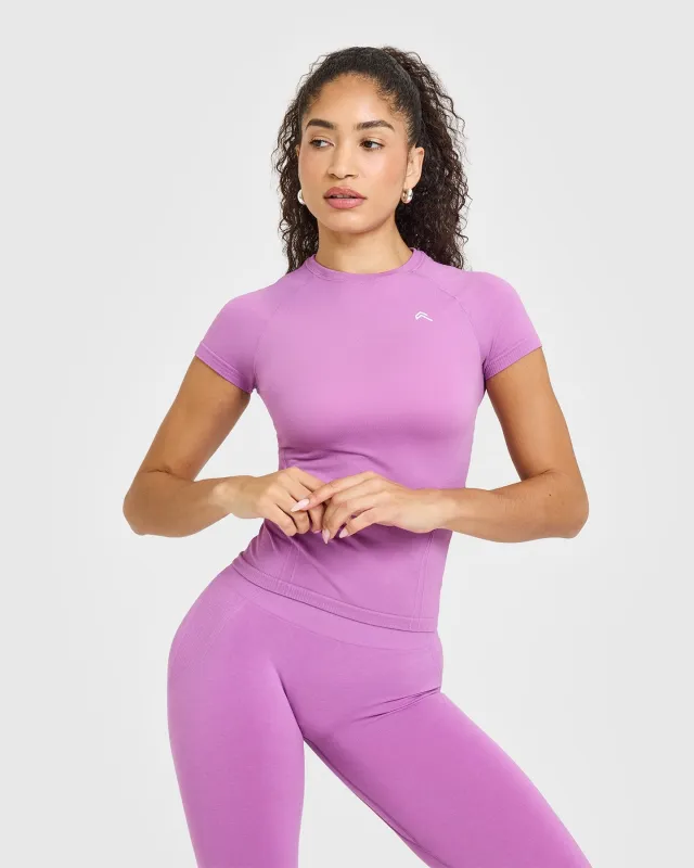 Go To Seamless Fitted Top | Orchid Purple sold by Oner Active