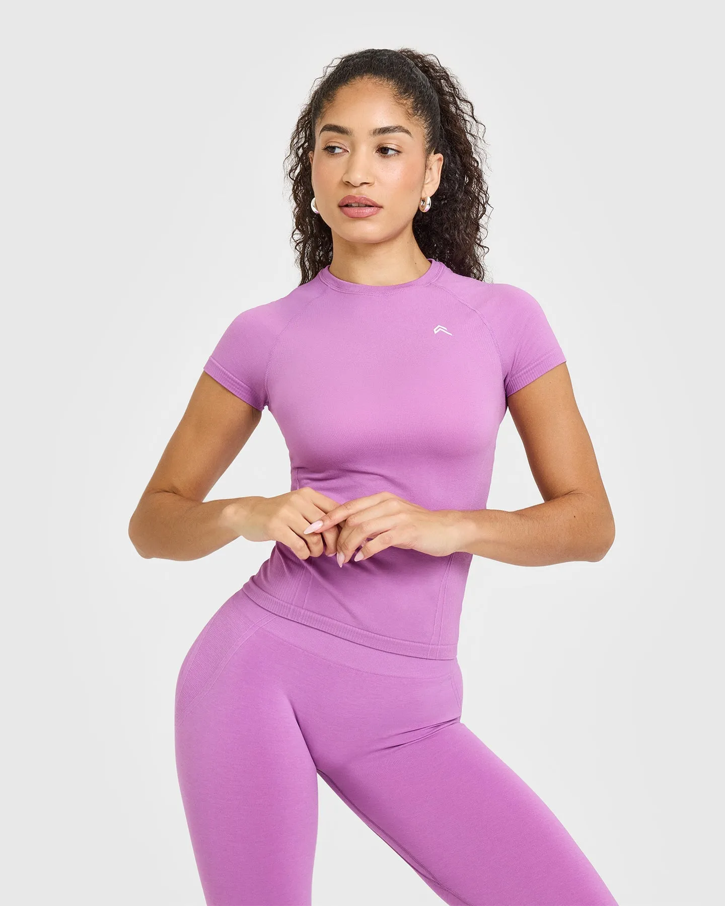 Go To Seamless Fitted Top | Orchid Purple sold by Oner Active