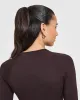 Go To Seamless Fitted Long Sleeve Top | Plum Brown sold by Oner Active