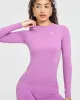 Go To Seamless Fitted Long Sleeve Top | Orchid Purple sold by Oner Active
