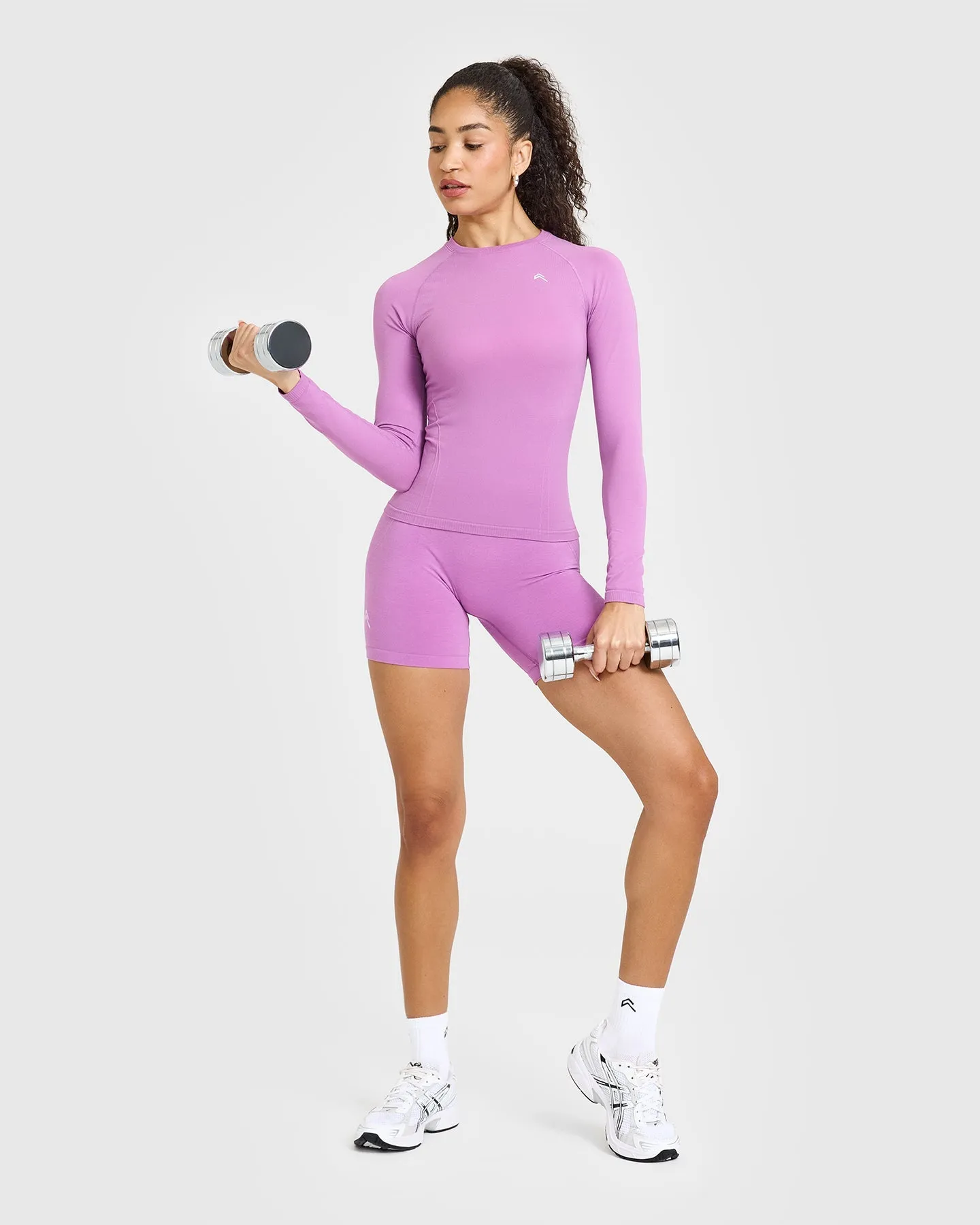 Go To Seamless Fitted Long Sleeve Top | Orchid Purple sold by Oner Active product image thumbnail 3