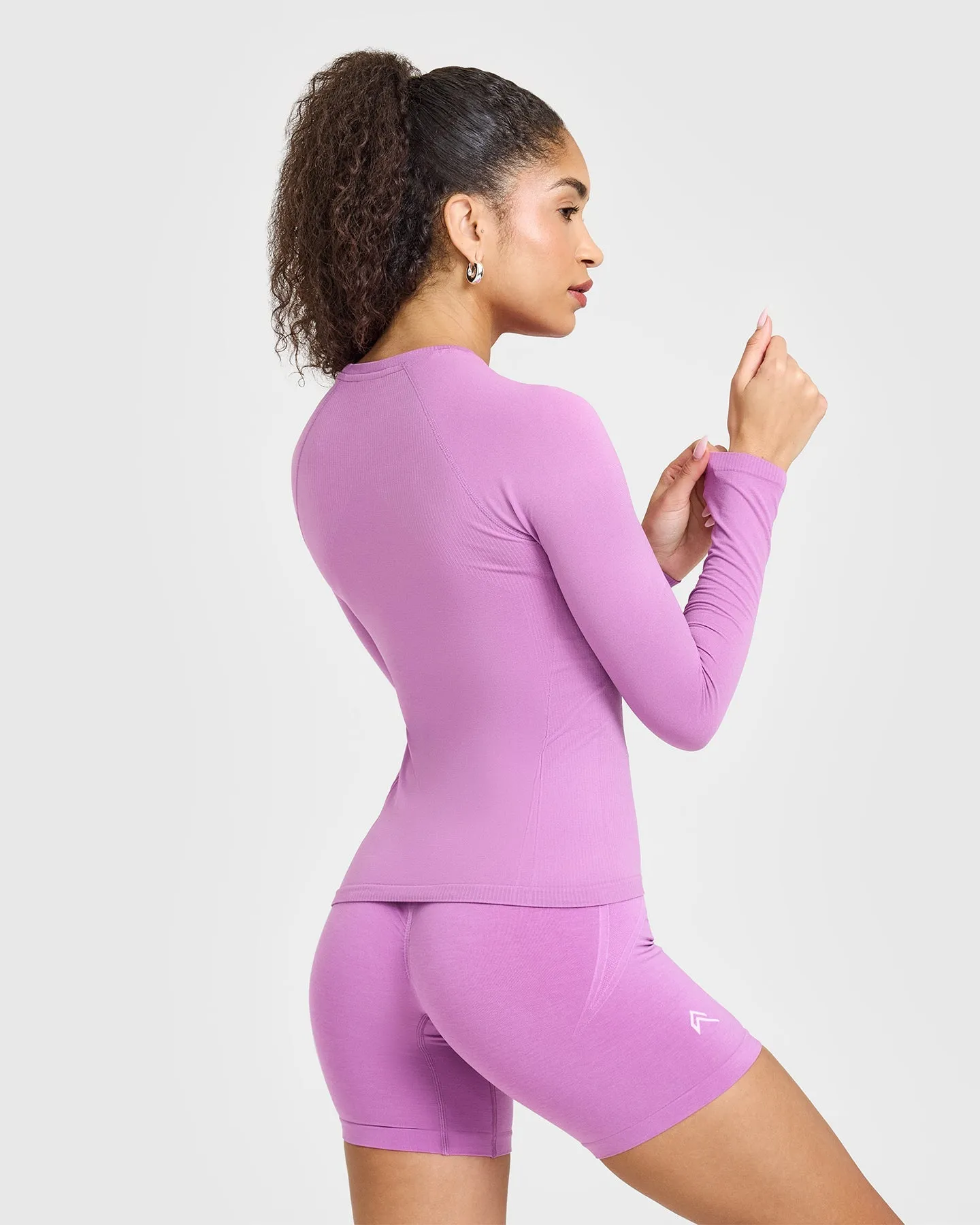 Go To Seamless Fitted Long Sleeve Top | Orchid Purple sold by Oner Active product image thumbnail 2