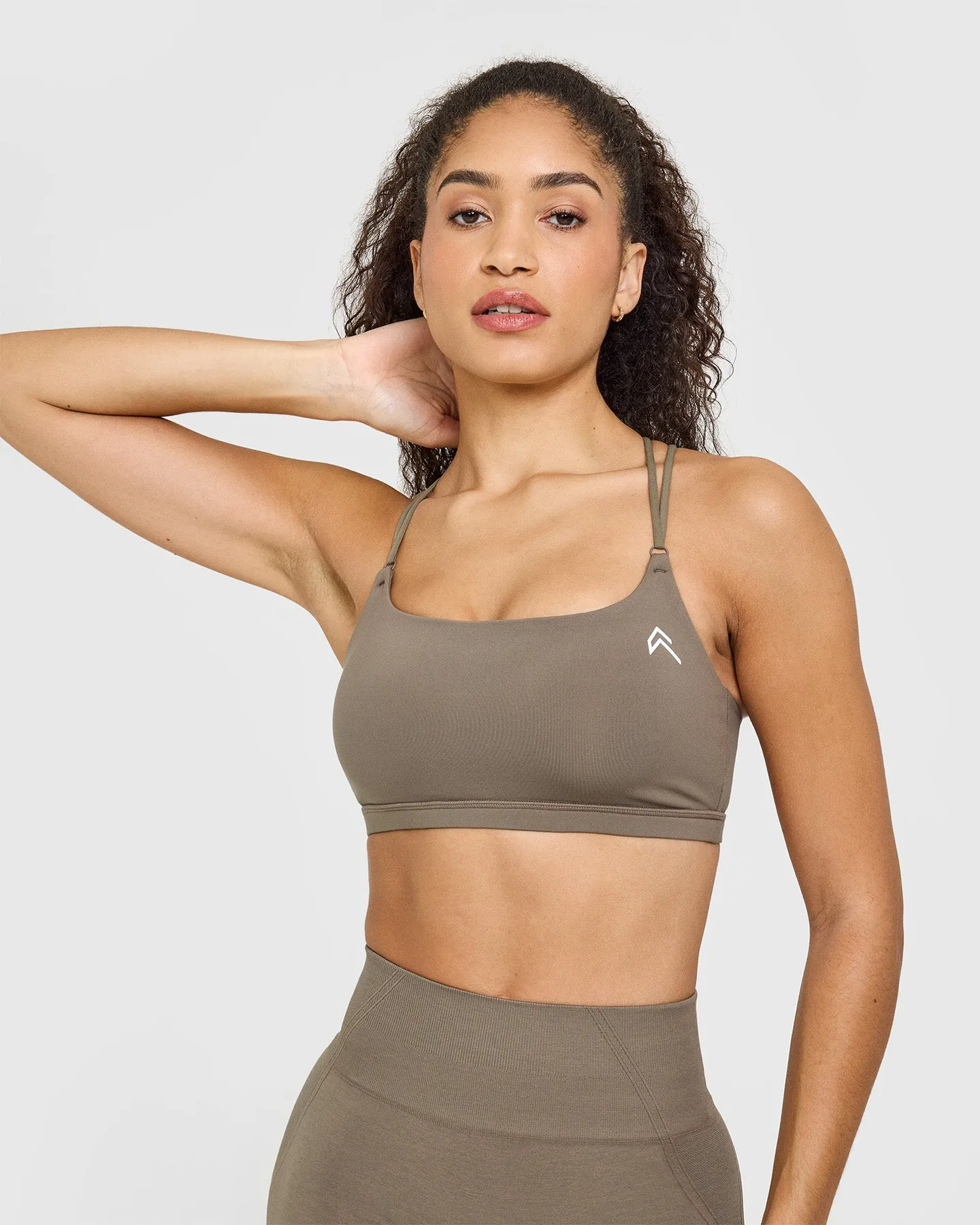 Everyday Cross Over Bralette | Moss Brown sold by Oner Active product image thumbnail 4