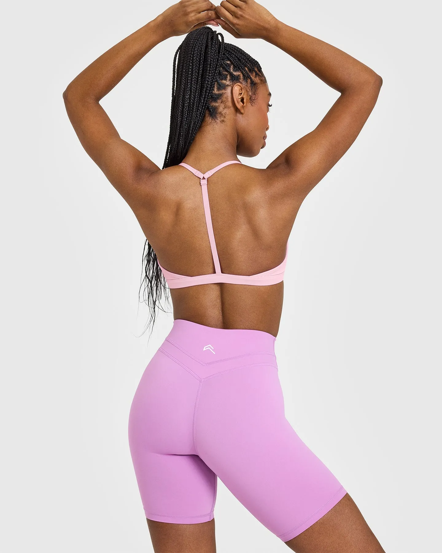 EasyLift™ Ultra Minimal V Neck Bralette | Petal Pink sold by Oner Active product image thumbnail 2