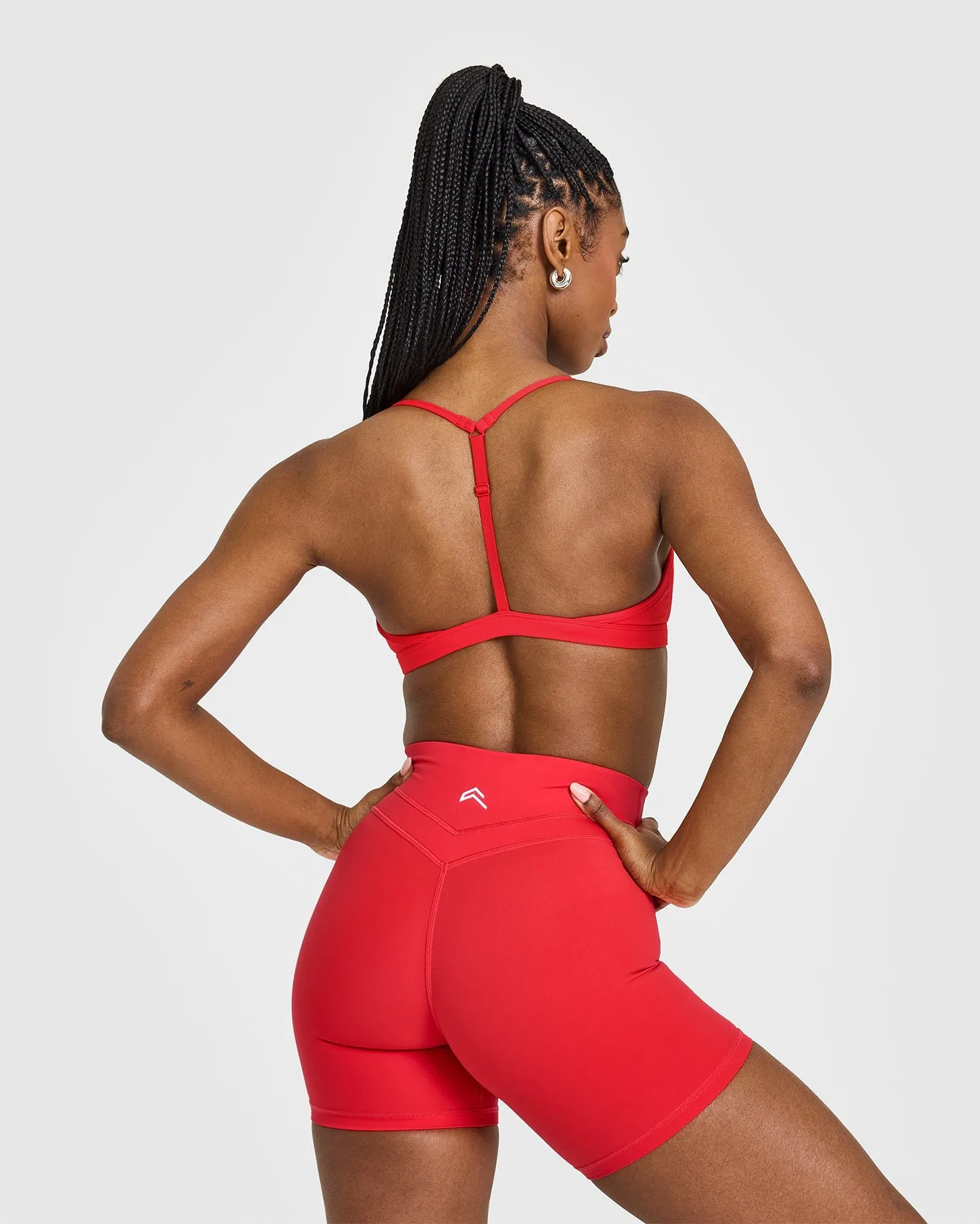 EasyLift™ Ultra Minimal V Neck Bralette | Muscle Mommy Red sold by Oner Active product image thumbnail 4