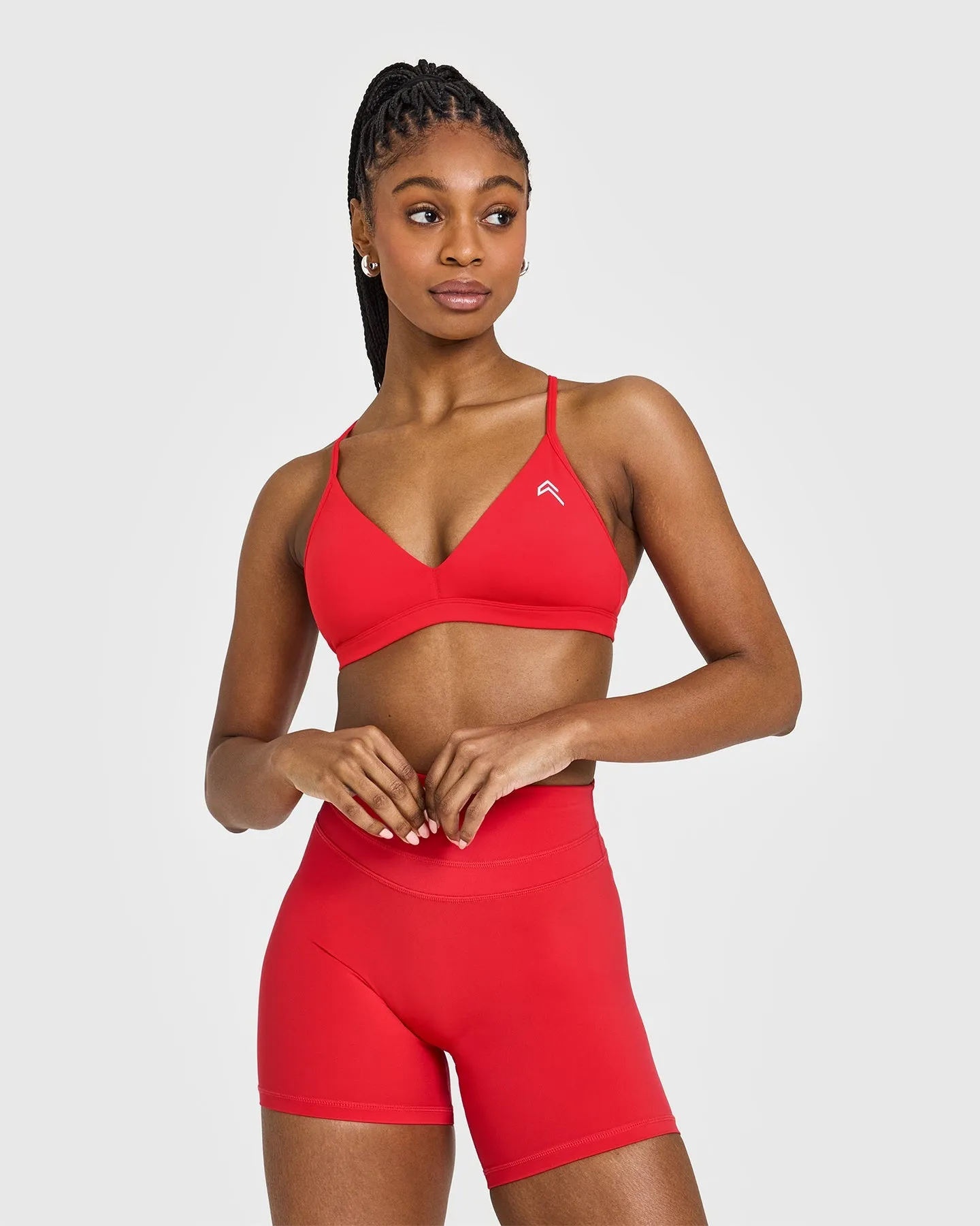 EasyLift™ Ultra Minimal V Neck Bralette | Muscle Mommy Red sold by Oner Active