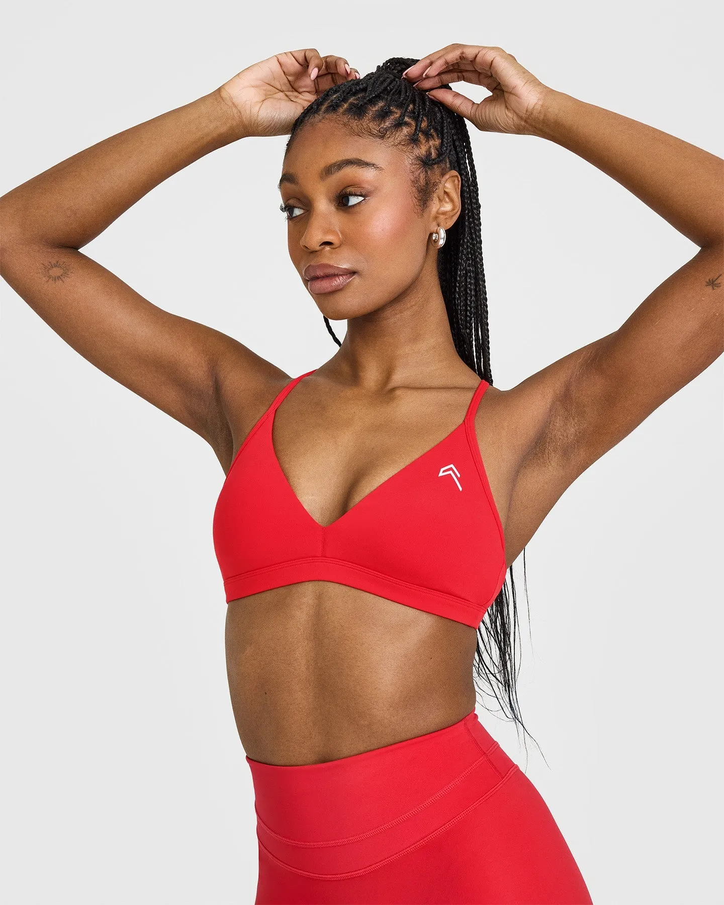 EasyLift™ Ultra Minimal V Neck Bralette | Muscle Mommy Red sold by Oner Active product image thumbnail 5
