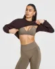 EasyLift™ Ultra Minimal V Neck Bralette | Moss Brown sold by Oner Active