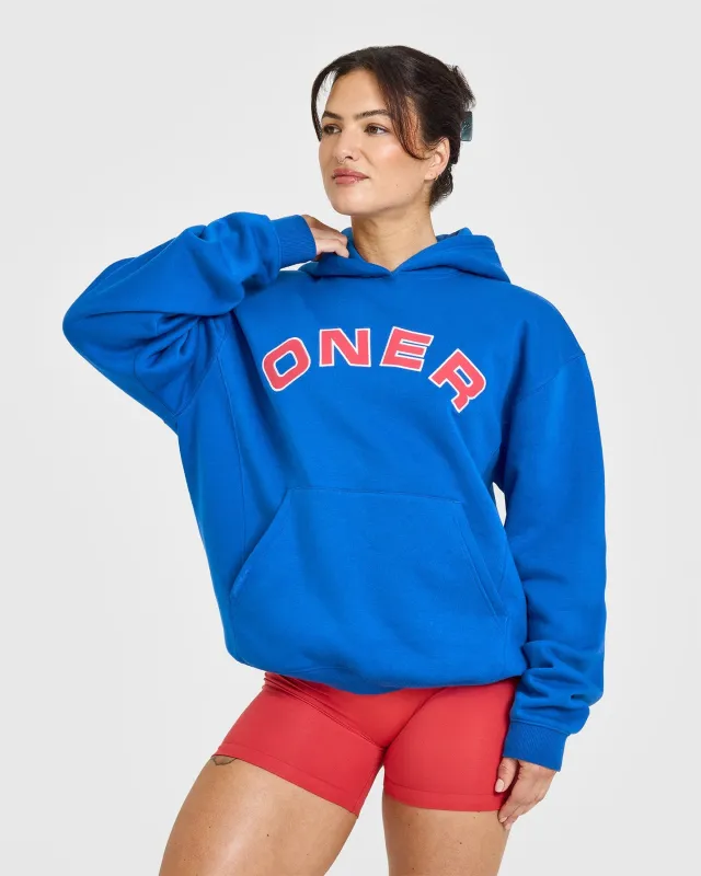 Foundations Oversized Graphic Hoodie | Oasis Blue sold by Oner Active