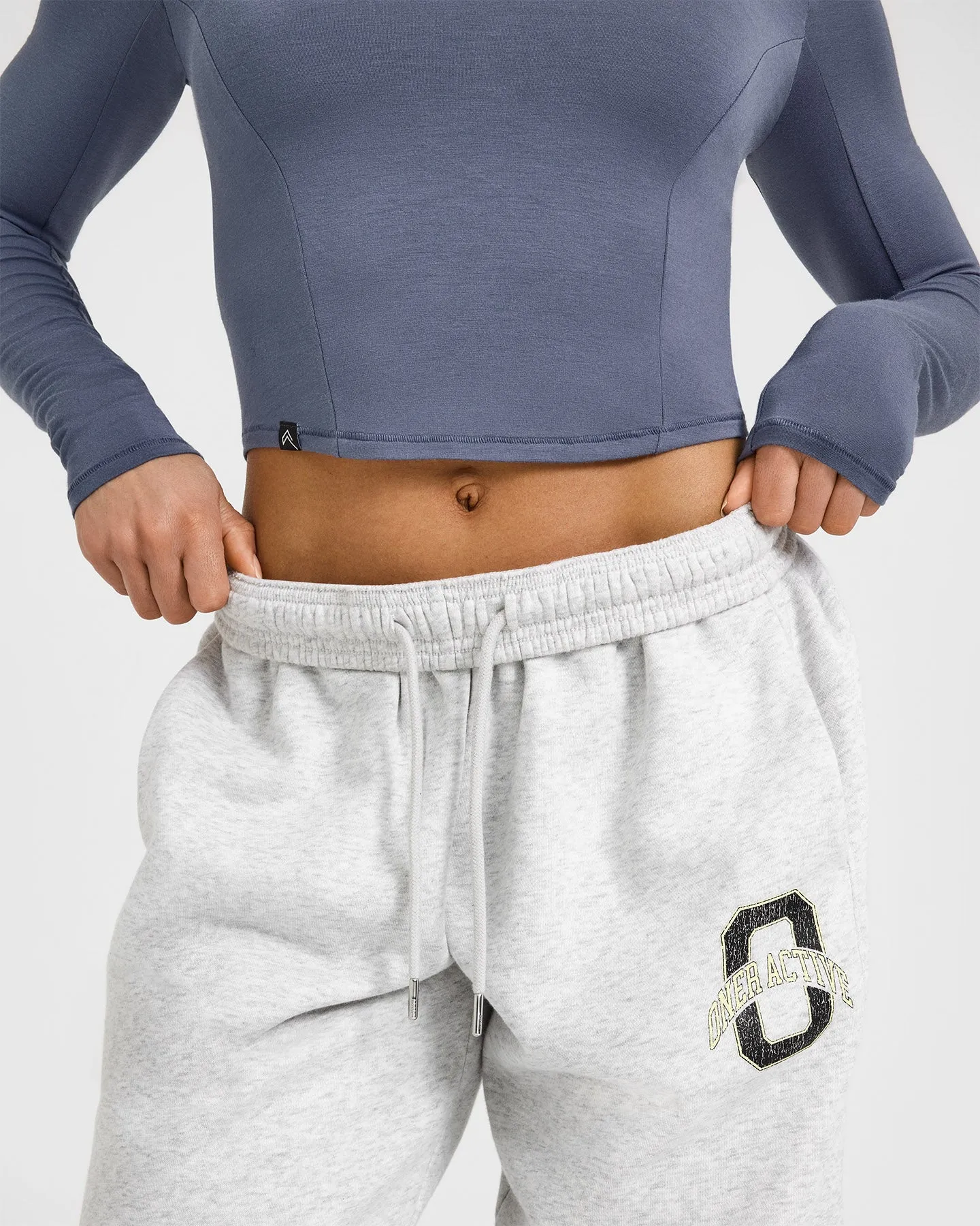 Foundations Joggers With Printed Graphic | Light Grey Marl sold by Oner Active product image thumbnail 5