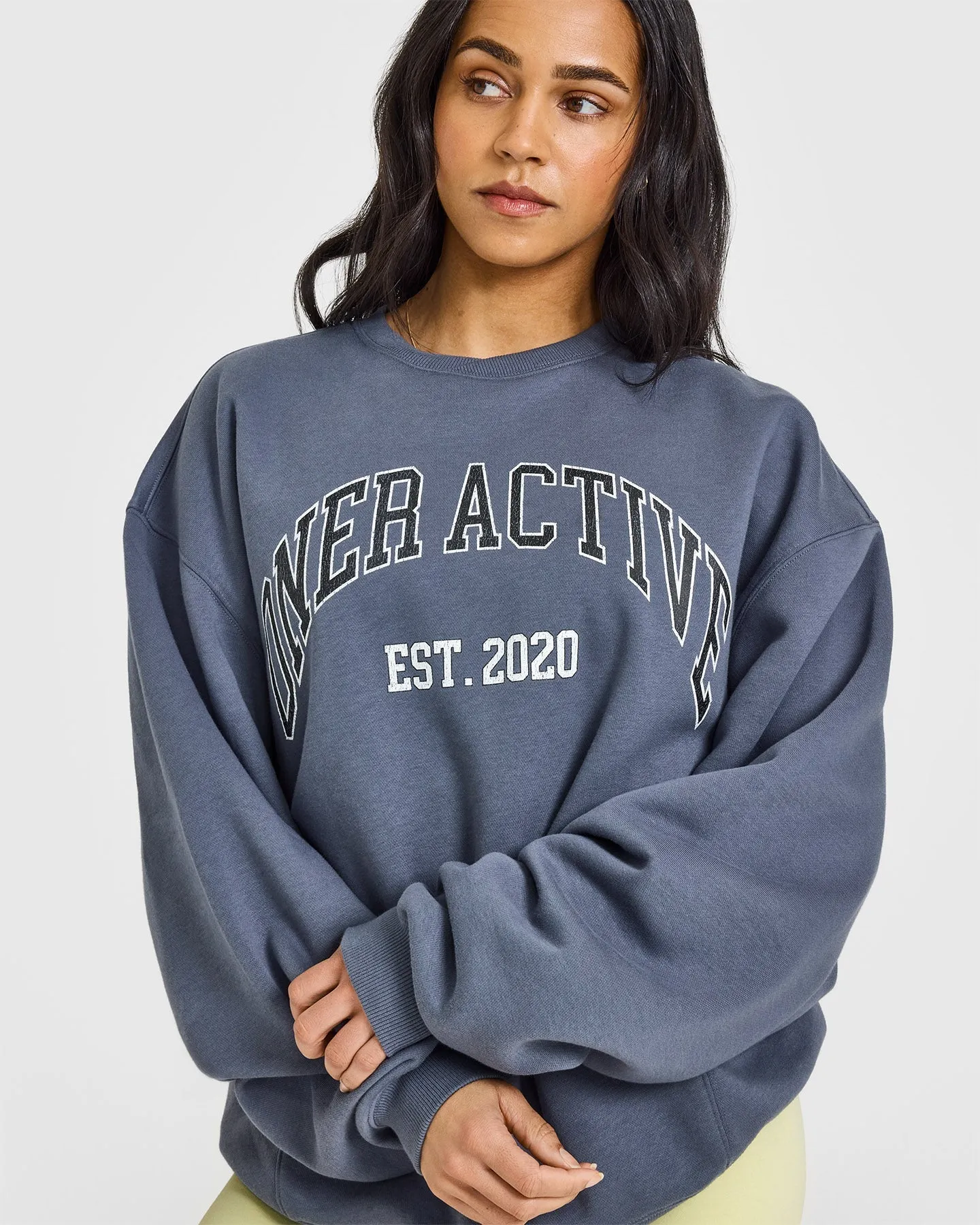 Foundations Oversized Sweatshirt With Large Printed Graphic | Granite Blue sold by Oner Active product image thumbnail 4